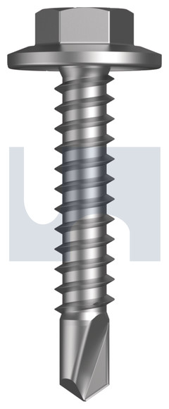 SCREW SDM HEX BARE C4 12-14 X 30 BLUE RIDGE